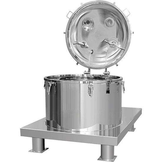 PSD flatbed suspended bag top discharge centrifuge