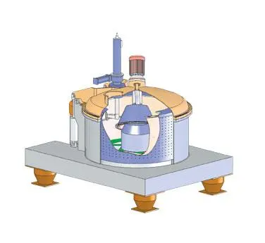 PGZ plate large clamshell scraper under discharge centrifuge factory