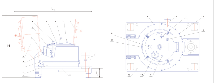 PQFB clean plate-loading centrifuge factory