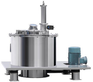 PGZ plate large clamshell scraper under discharge centrifuge