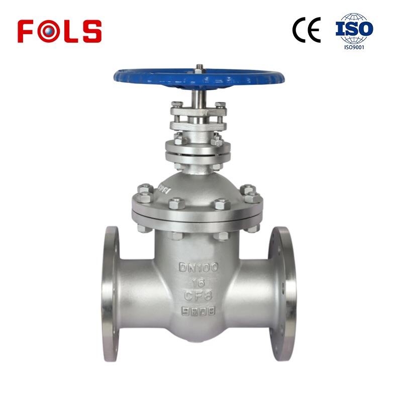 Concealed stem flange gate valve