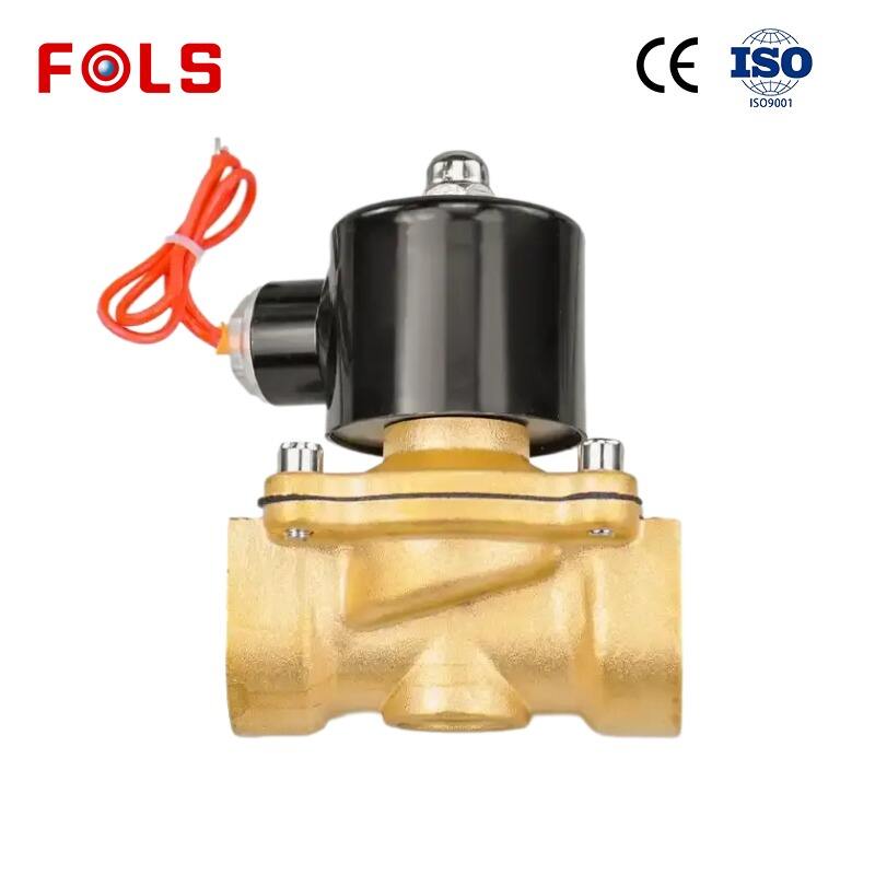 katup Solenoid Kuningan 2 Arah 12V 24V 220V DC AC Biasanya Tertutup untuk Air Gas Minyak Cair