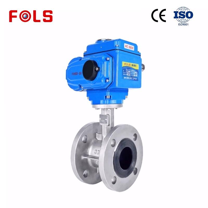 Industrial-Grade Electric Butterfly Valves by FOLS Valve