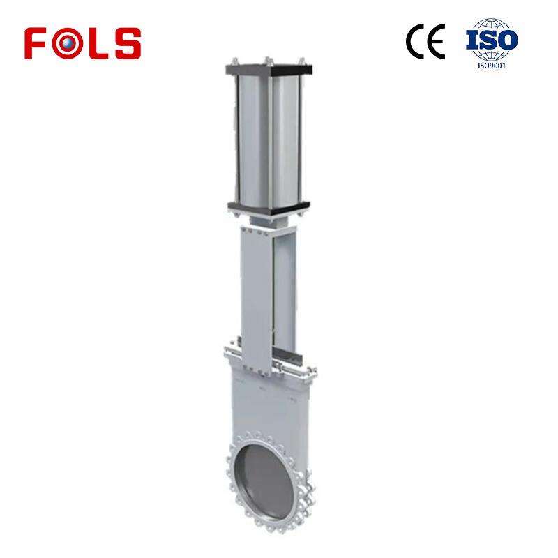FOLS Pneumatisches Messerschieberventil