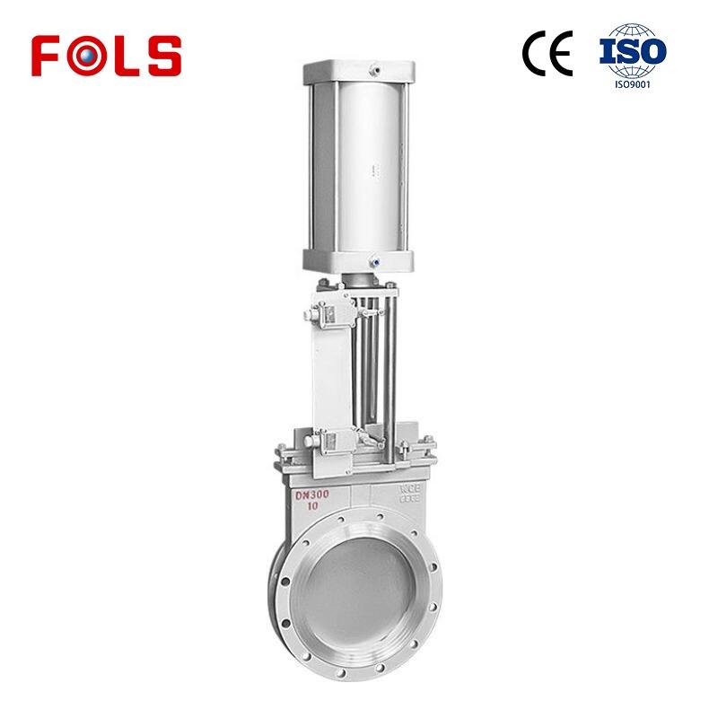 FOLS Pneumatisches Messerschieberventil