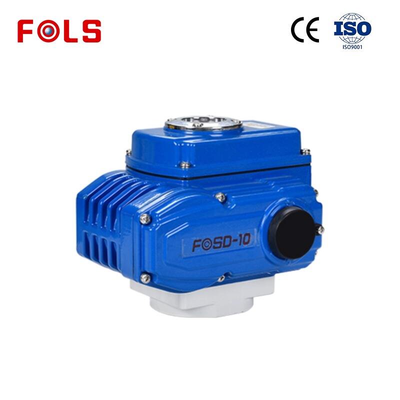 Precise Electric Actuators for Valve Control by FOLS