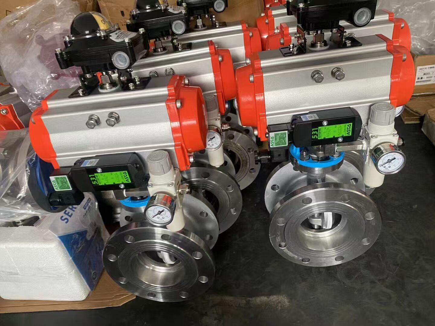 How does a pneumatic ball valve enhance automation in chemical pipelines?