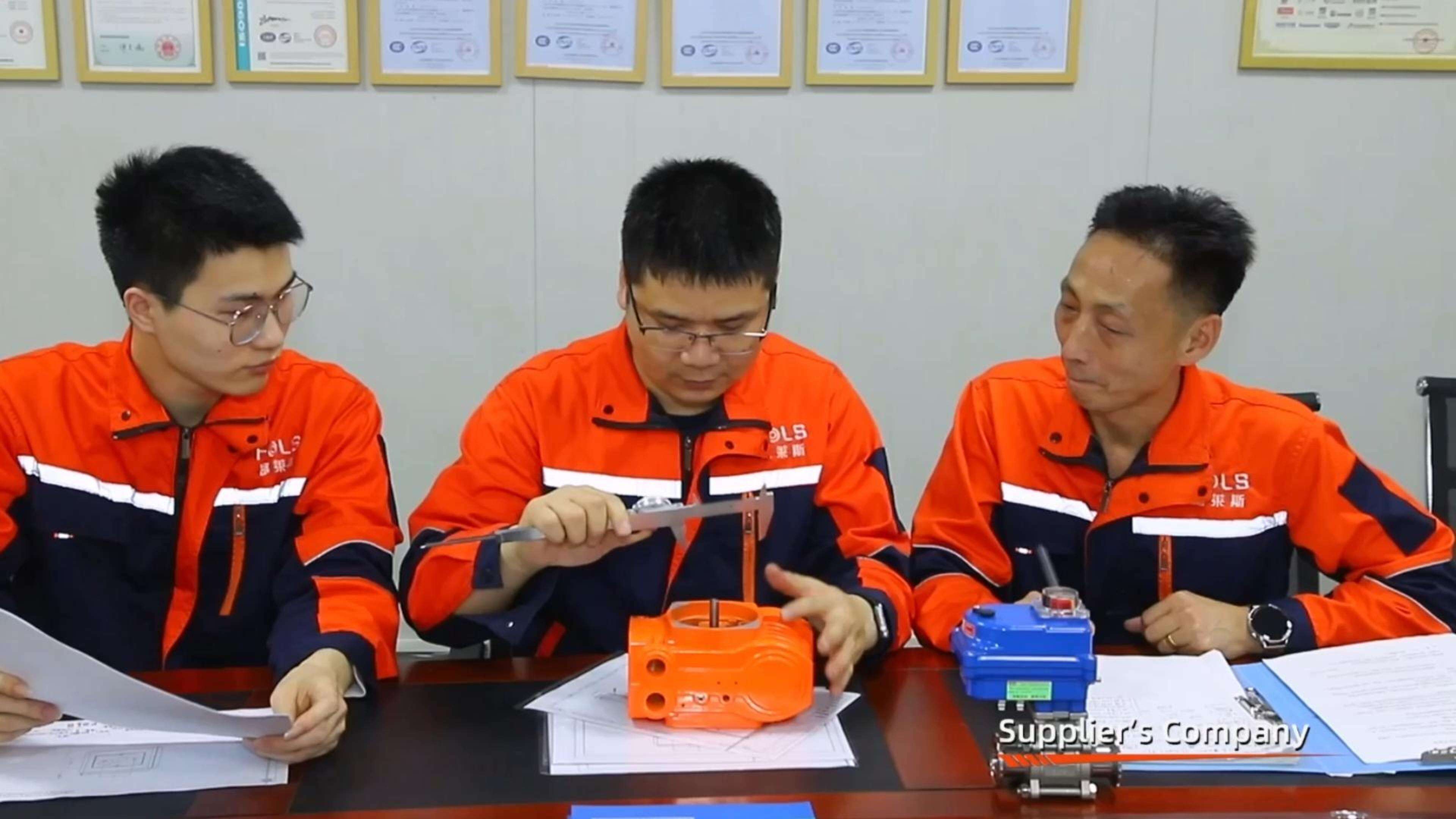 Engineers are discussing how valves should be desi