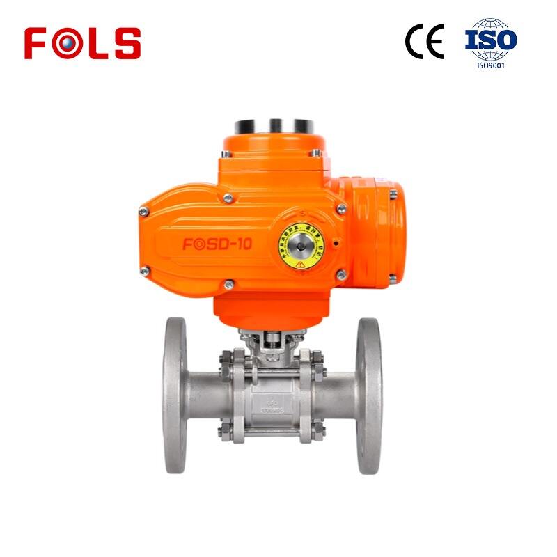 FOLS Eksplozijos-tikrinis 3 dalis elektrinis aktuatorius su flangais globulinių vamzdžių vamzdas