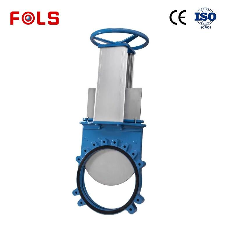 Manual knife gate valve