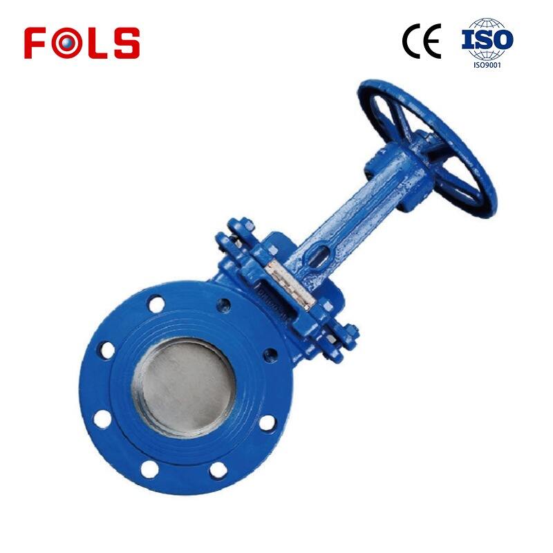 Manual knife gate valve