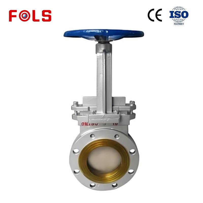 Manual knife gate valve