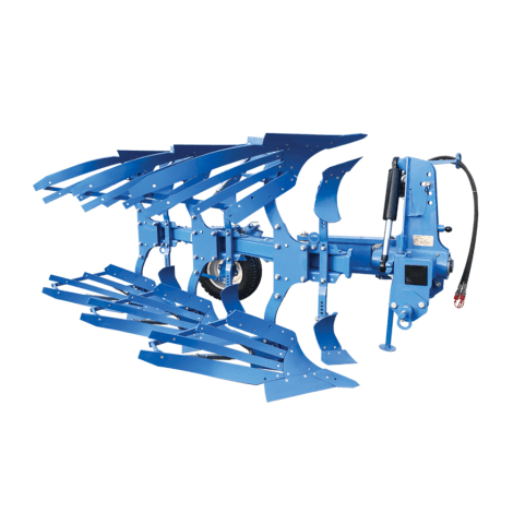 L-type full suspension hydraulic flip plough