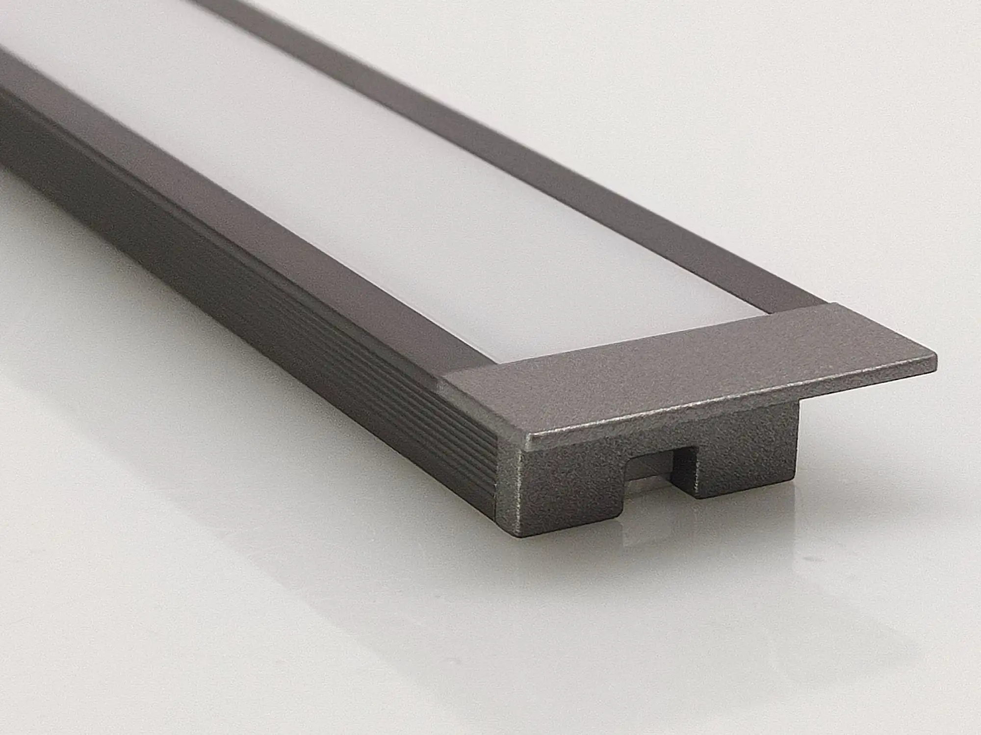Aluminum Alloy Handle with Hidden LED Strip: Sleek Design for Modern Cabinets