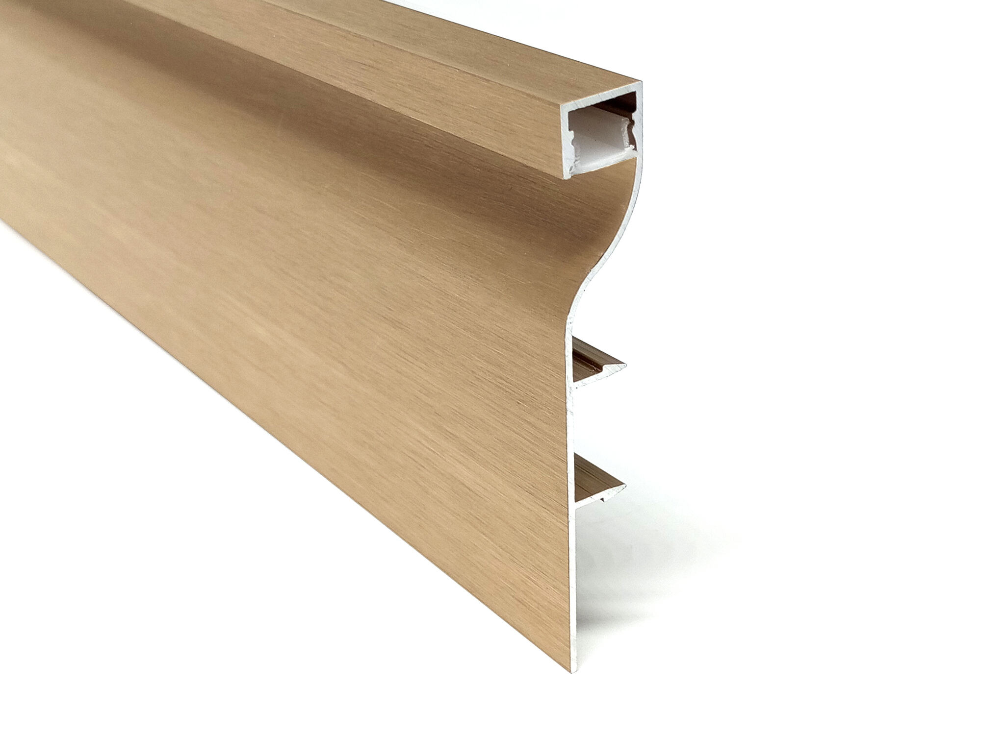 JC-2543 Living Room Aluminum Skirting W12mm x H80mm