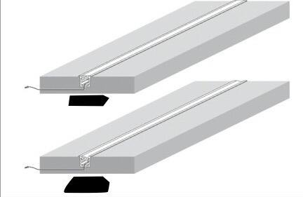 Slotted Linear Lamp: Adjustable Brightness & Color Temperature for Custom Lighting
