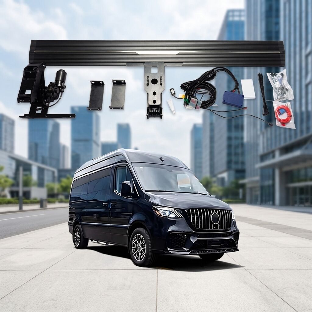 The New Listing Auto Parts and Accessories Quality Side Pedal Waterproof Electric Side Steps for Mercedes Benz Sprinter