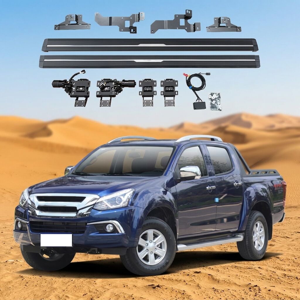 High Quality Waterproof Exterior Accessories Electric Side Step for ISUZU DMAX CREW CAB Pickup Electr Run Board