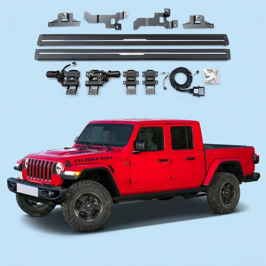 Noble Wholesale Custom Automatic Power Step Electric Running Boards for Jeep Gladiator JT Electric Threshold