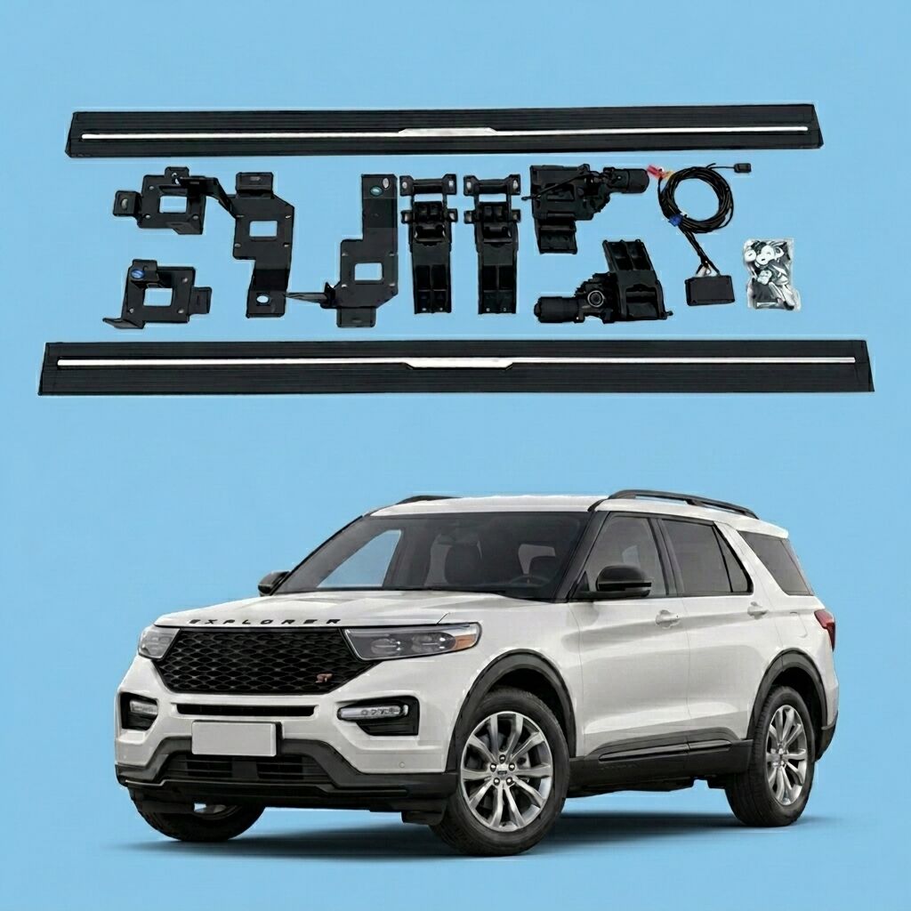 High Performance Waterproof Motor DEPLOYABLE RUNNING BOARD for Ford EXPLORER Aluminum Alloy  Powered Steps