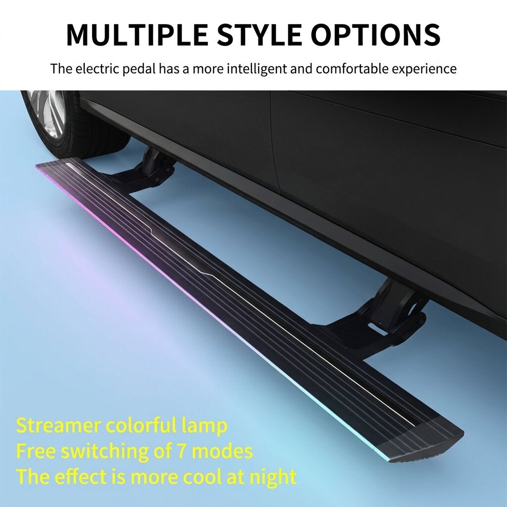 Exterior Accessories Aluminum Alloy Electric Running Boards Foot Step for KIA Carnival Side Steps