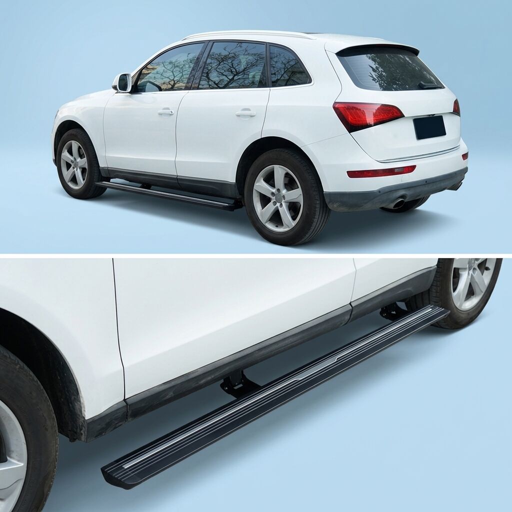 High Performance Waterproof Motor Exterior Accessories Aluminum Electric Side Step Power Step for Audi Q7 Powered Step