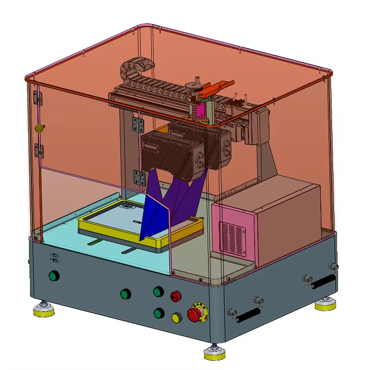 Peralatan Pemeriksaan AOI Meja 3D Mesin Pemeriksaan 3D Instrumen Deteksi Automatik Optik AOI