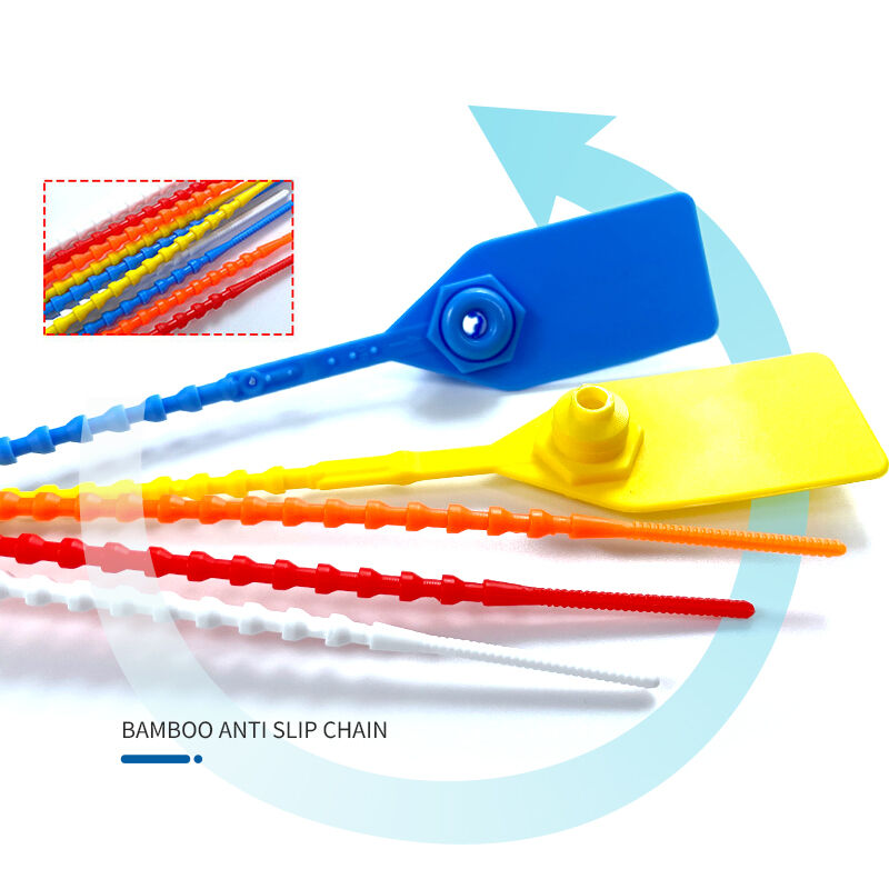 factory customized design plastic tag 390mm disposable tamper evident pull tight fire extinguisher plastic seal-5
