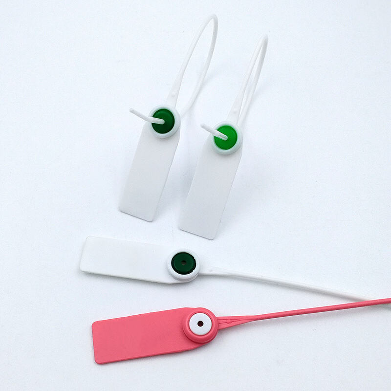 manufacturer custom plastic seal tag adjustable plastic logistic seal tamper lock plastic seal for clothing container-3