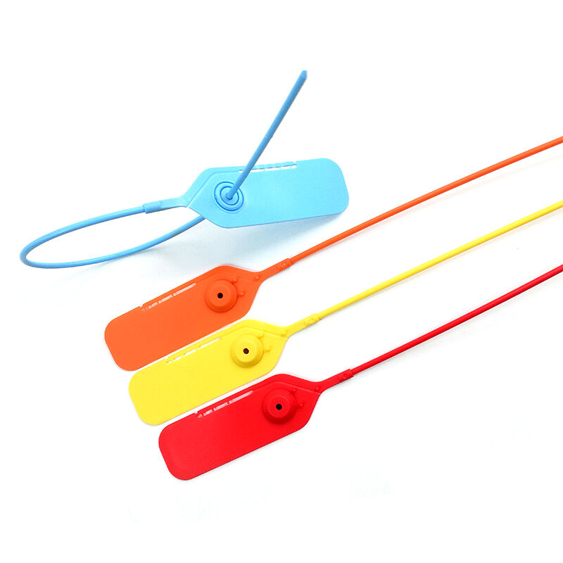 pull tight one time lock security plastic seals custom plastic seal-3
