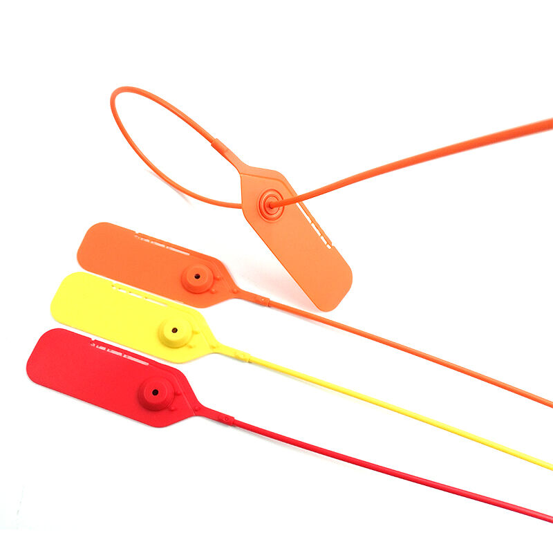 pull tight one time lock security plastic seals custom plastic seal-2