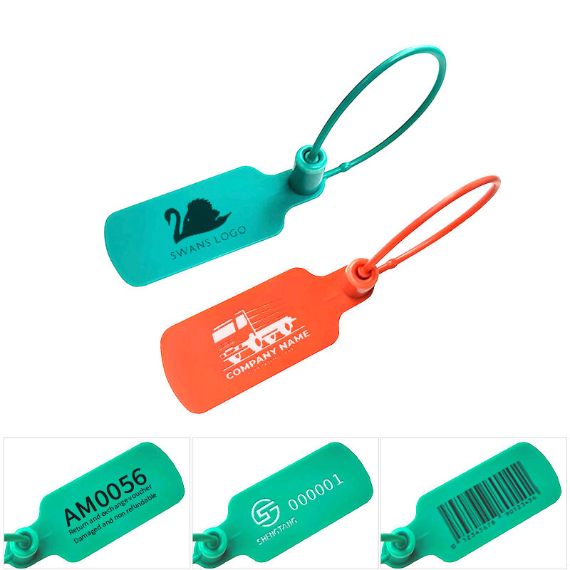 high security disposable 180mm self locking pull tight locking packaging plastic seal clothing t shirt tag seal-5