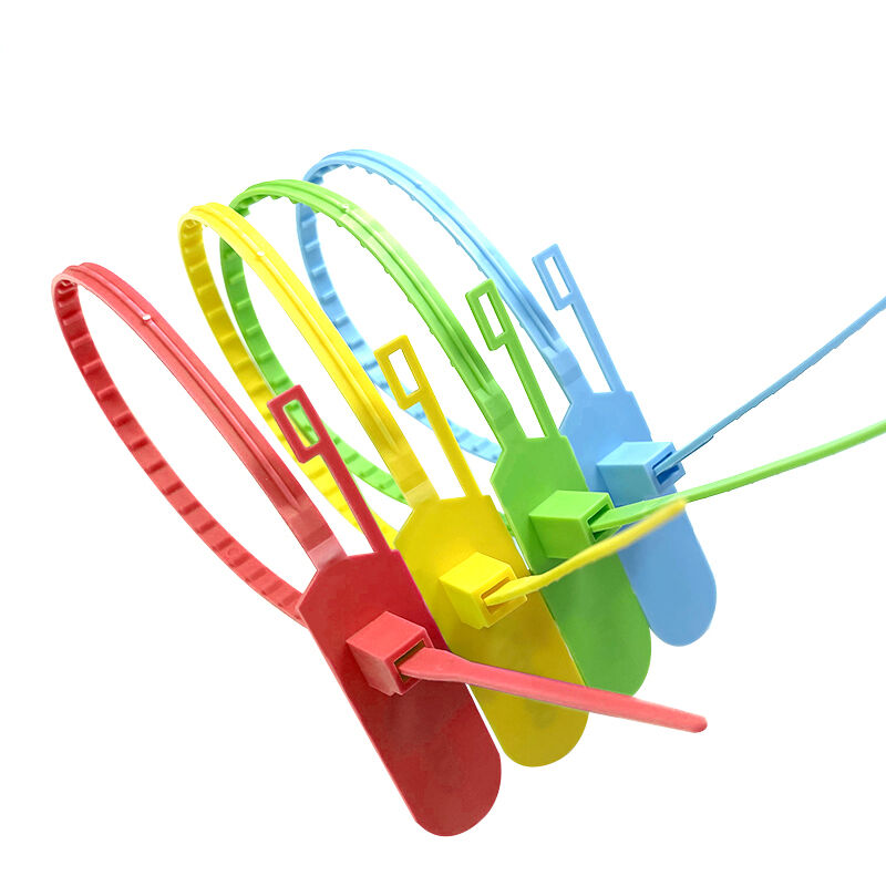 Plastic Seal Lock Strip with Factory Pull Tight Container Security Plastic Seal with Tag