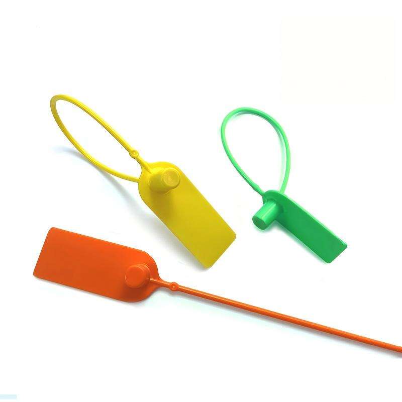 Custom Color 20cm Fixed Length Clothing Hang Tag Garment Seal Tight Tamper-proofing Safety Label for Shoes Handbags