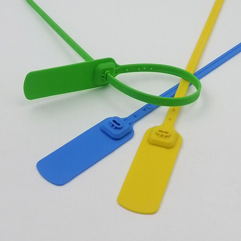 tamper proof security plastic seal china factory low price one time pull tight numbered security seal plastic-2