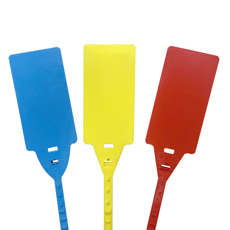 disposable high security plastic seal transportation disposable plastic seal logistics label343-3