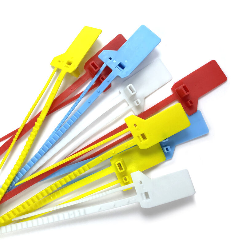  security plastic seal strip custom logo plastic seal pull tight tamper proof plastic seal-2