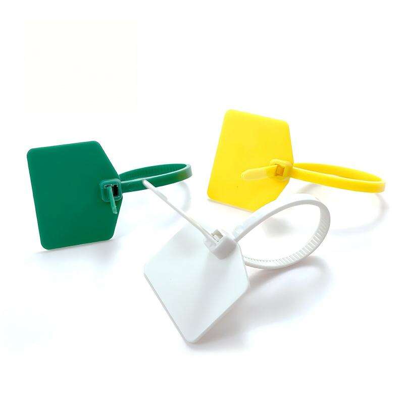 High Quality Self-Locking Mini Sizes Tamper Proof Cable Ties Plastic Wire Tag with Custom logo One Time Plastic Seal