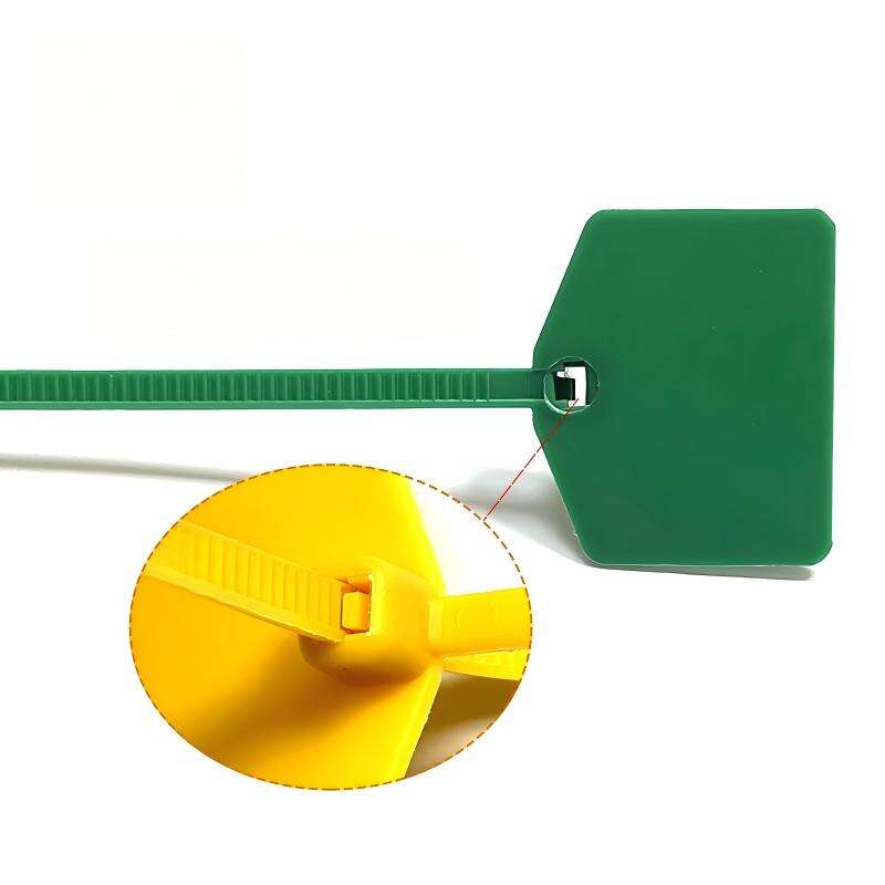 high quality self locking mini sizes tamper proof cable ties plastic wire tag with custom logo one time plastic seal-5