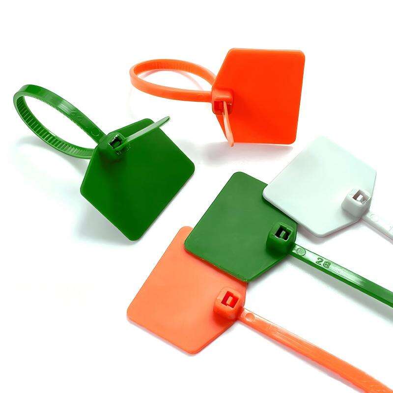 high quality self locking mini sizes tamper proof cable ties plastic wire tag with custom logo one time plastic seal-2