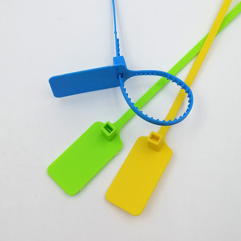 Unique Serial Number Fire Extinguisher Plastic Seals Wire Plastic Seal Clothing Brand Tags