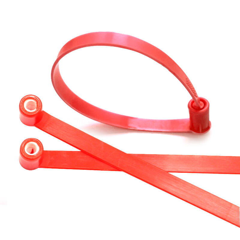 High Security One Time Use Pull Tight Polyethylene Tamper Proof Plastic Seals Pull Seal Customized Style Plastic Seal