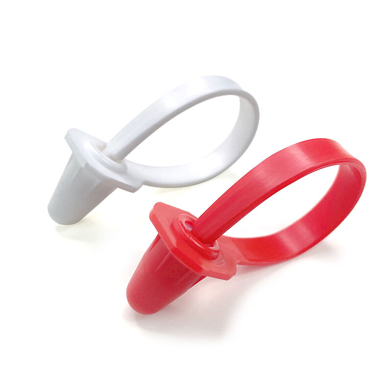 Custom Lock Mini Size Polyester Product String Luxury Embossed Logo Plastic Seal Hang Tag with Numbered Barcode