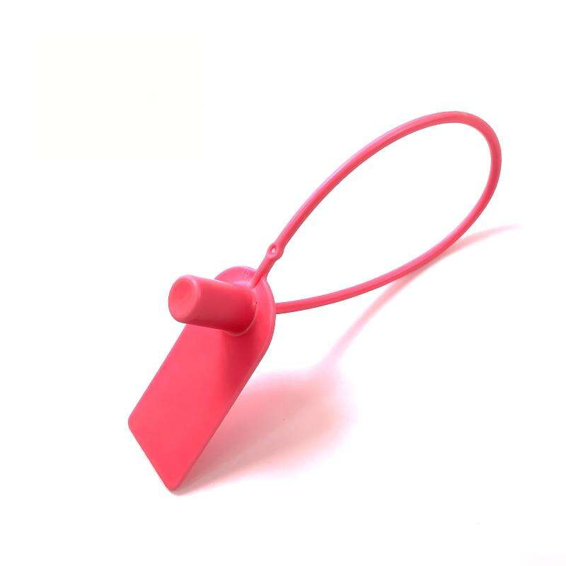custom color 20cm fixed length clothing hang tag garment seal tight tamper proofing safety label for shoes handbags-4