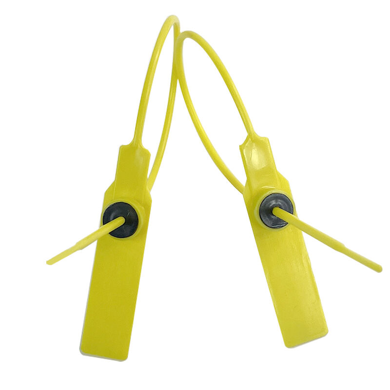 high security 28cm plastic seals with label tag cable lock metal insert plastic security seal manufacture-5