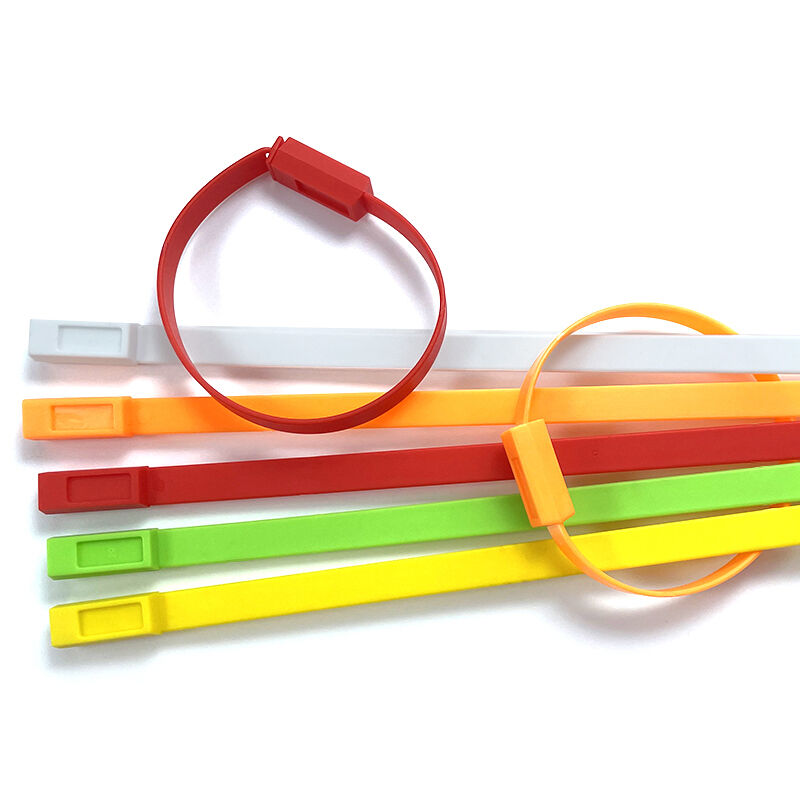 free sample luggage tags fixed length sealing mechanism plastic security seal for shipping truck door lock-3