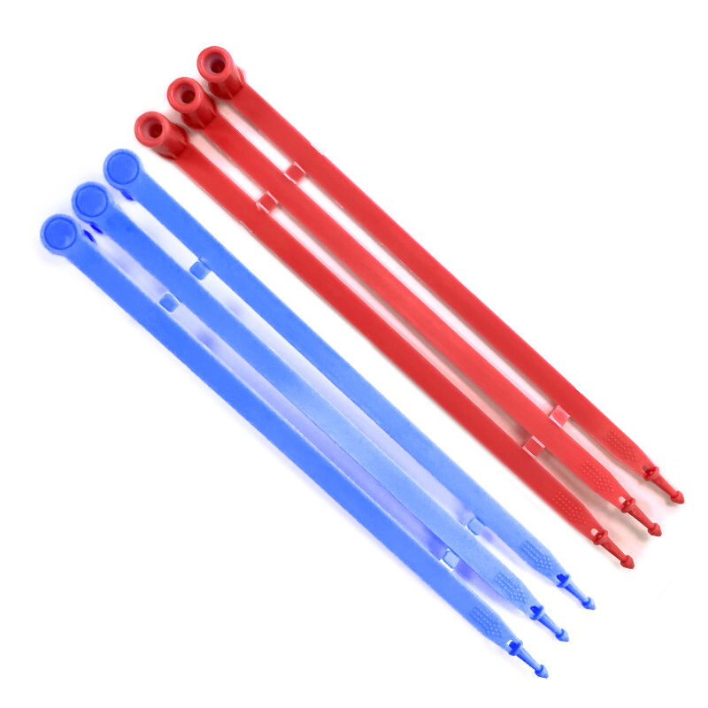 high security one time use pull tight polyethylene tamper proof plastic seals pull seal customized style plastic seal-5