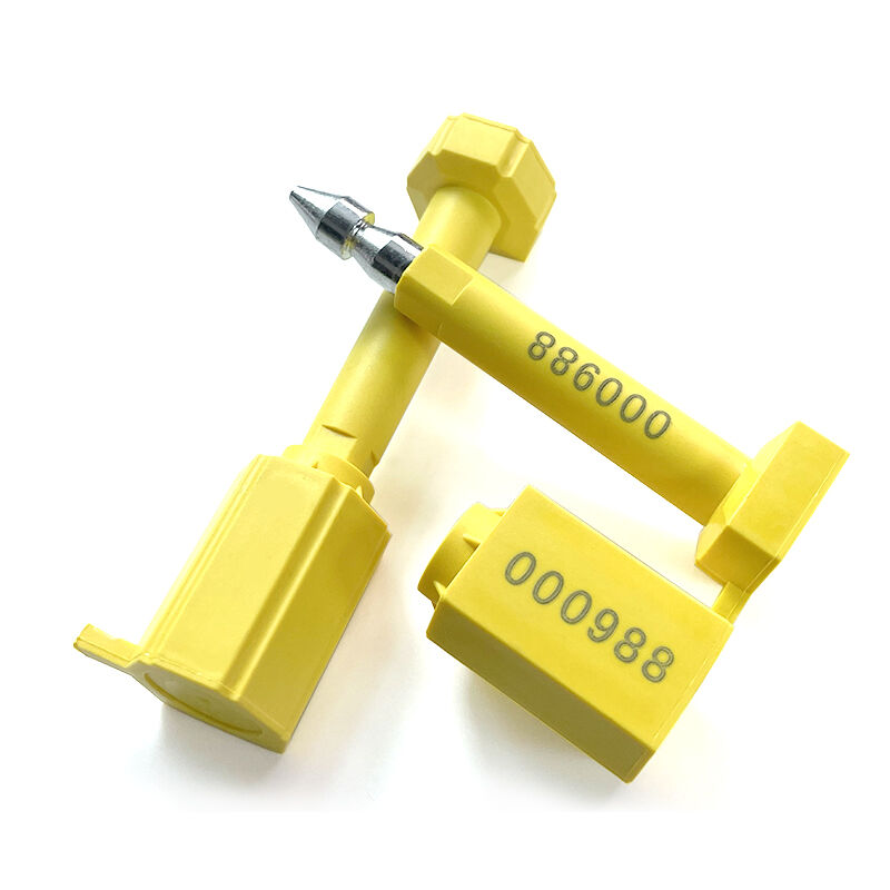 ISO low-carbon anti-spin steel security container bolt seal for truck door seal with laser printing