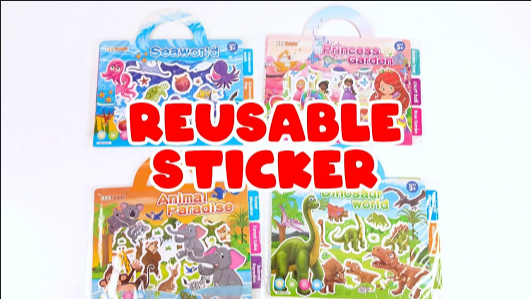 Static sticker book