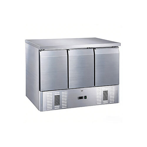 Furnotel-Salatarbeitsbank mit 3 Türen, 350 L